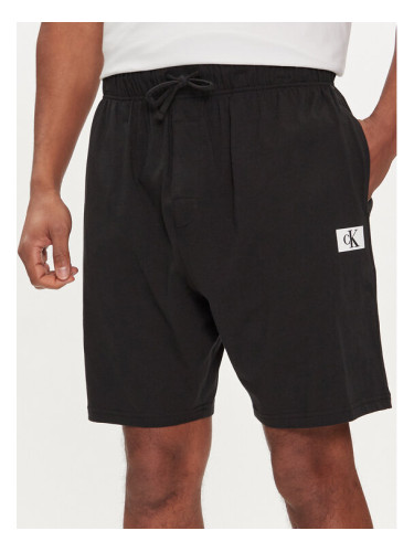 Calvin Klein Underwear Пижамени шорти 000NM2610E Черен Regular Fit