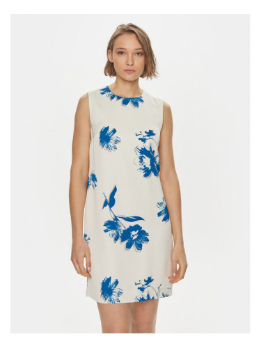 Calvin Klein Лятна рокля K20K207038 Бял Regular Fit