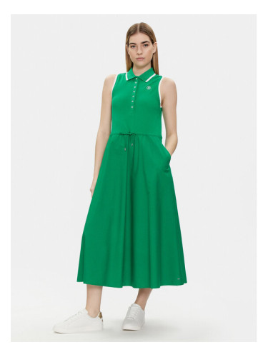 Tommy Hilfiger Лятна рокля WW0WW41272 Зелен Regular Fit