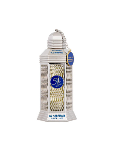 Al Haramain 50 Years Platinum Oud Eau de Parfum 100 ml увредена кутия