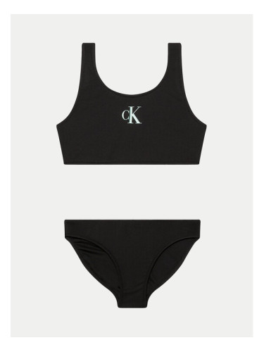 Calvin Klein Swimwear Бански костюм KY0KY00067 Черен