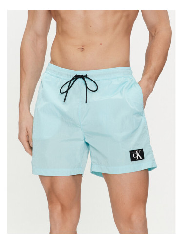 Calvin Klein Swimwear Плувни шорти KM0KM00980 Син Regular Fit