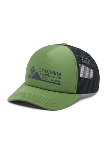 Columbia Шапка с козирка Camp Break™ Foam Trucker 2070941 Зелен