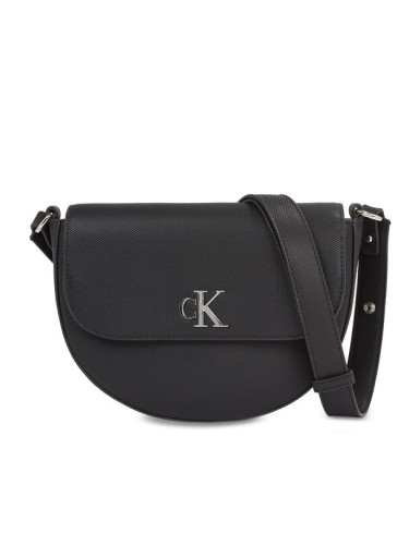 Calvin Klein Jeans Дамска чанта Minimal Monogram Saddle Bag22 T K60K611961 Черен