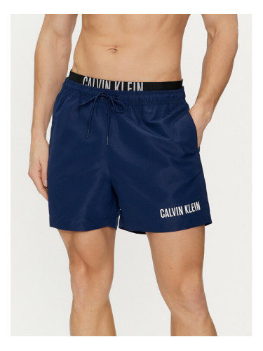 Calvin Klein Swimwear Плувни шорти KM0KM00992 Тъмносин Regular Fit
