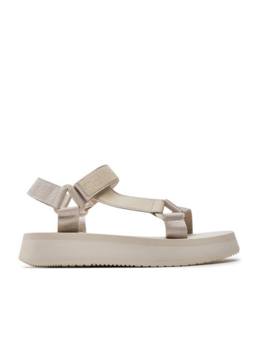 Calvin Klein Jeans Сандали Sandal Velcro Webbing Dc YW0YW01353 Бежов