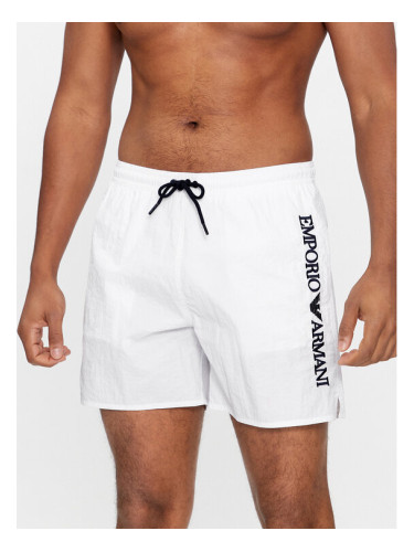 Emporio Armani Underwear Плувни шорти 211740 4R422 00010 Бял Regular Fit