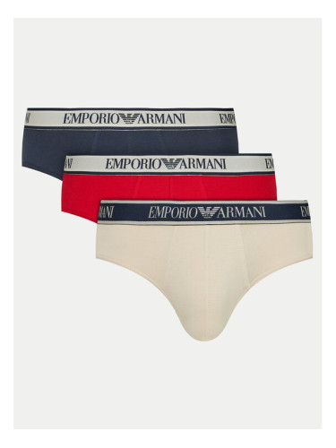 Emporio Armani Underwear Комплект 3 чифта слипове 111734 4R717 19355 Цветен