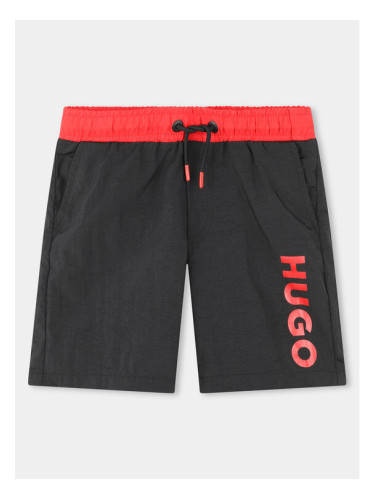 Hugo Плувни шорти G00002 S Черен Regular Fit