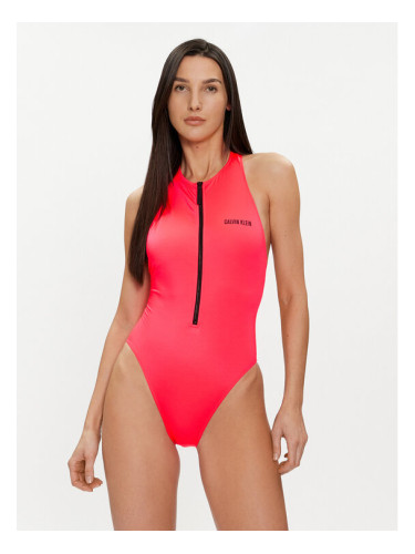 Calvin Klein Swimwear Бански костюм KW0KW02667 Червен