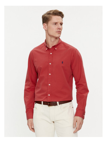 Polo Ralph Lauren Риза 710937993002 Червен Regular Fit