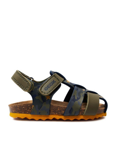 Geox Сандали B Sandal Chalki Boy B452QA 00454 C3375 M Зелен