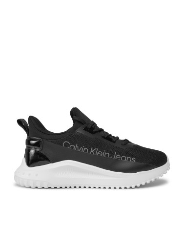 Сникърси Calvin Klein Jeans Eva Run Slipon Lace Mix Lum Wn YW0YW01303 Black/Bright White 0GM