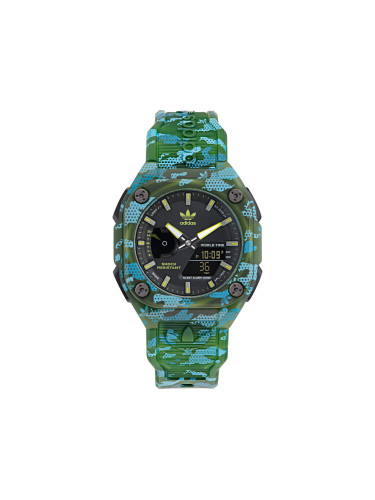 Часовник adidas Originals City Tech One Grfx AOST24075 Зелен