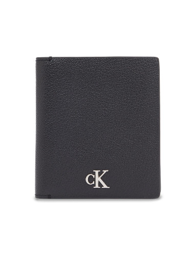 Малък мъжки портфейл Calvin Klein K50K511449 Черен