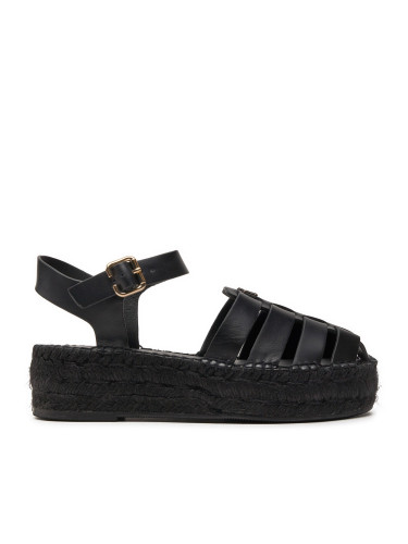 Еспадрили Tommy Hilfiger Th Authentic Leather Espadrille FW0FW07743 Black BDS