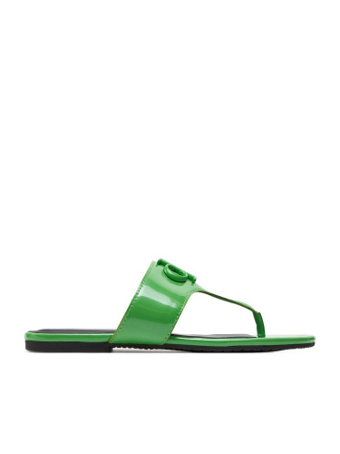 Джапанки Calvin Klein Jeans Flat Sandal Slide Toepost Mg Met YW0YW01342 Classic Green 0IA