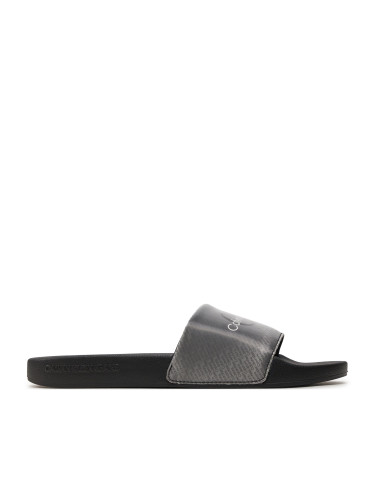 Чехли Calvin Klein Jeans Slide Lenticular YM0YM00953 Черен