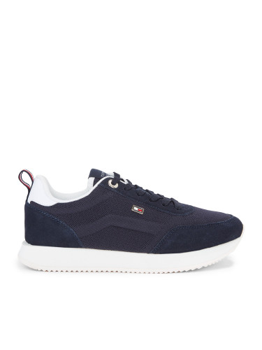 Сникърси Tommy Hilfiger Flag Knit Runner FW0FW07916 Space Blue DW6