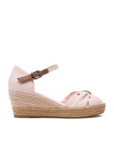 Еспадрили Tommy Hilfiger Basic Open Toe Mid Wedge FW0FW04785 Whimsy Pink TJQ