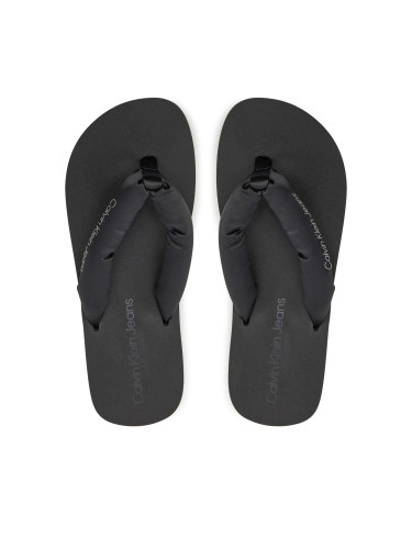 Джапанки Calvin Klein Jeans Beach Sandal Flatform Padded Ny YW0YW01400 Черен