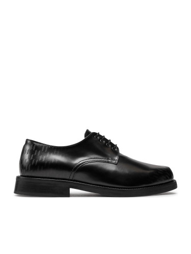 Обувки KARL LAGERFELD KL11423A Black Lthr w/Dk Grey 007