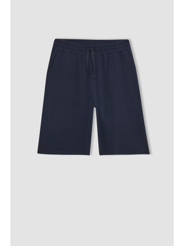 DEFACTO Regular Fit Pocket Pique Shorts Pajama Bottoms