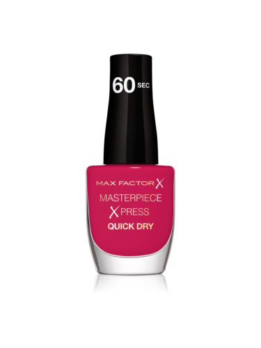 Max Factor Masterpiece Xpress бързозасъхващ лак за нокти цвят 250 Hot Hibiscus 8 мл.