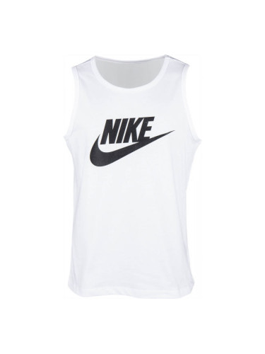 Nike NSW TANK ICON FUTURA Мъжки потник, бяло, размер