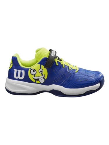 Wilson KAOS EMO KIDS Детски обувки за тенис, синьо, размер 32