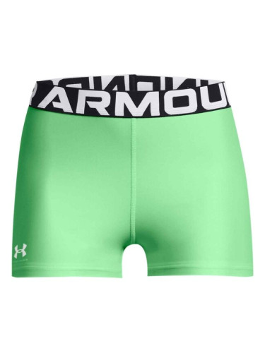 Under Armour AUTHENTICS Дамски къси панталони, светло-зелено, размер M