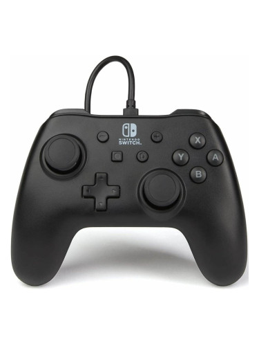 Геймпад PowerA Wired Black Matte, за Nintendo Switch, черен