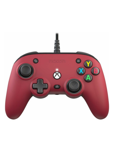 Геймпад Nacon Pro Compact (Red Xbox), за Xbox One/Series SX, USB, червен