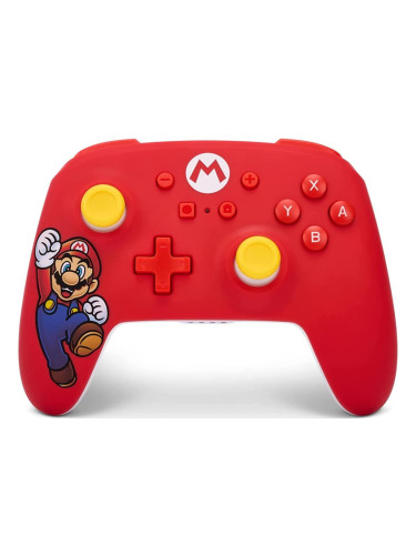 Геймпад PowerA Mario Joy за Nintendo Switch, безжичен, Bluetooth, червен