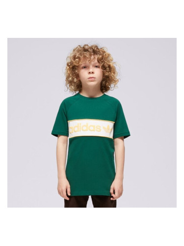 Adidas Тениска Tee Boy детски Дрехи Тениски IP2652 Зелен
