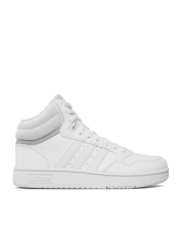 adidas Сникърси Hoops 3.0 Mid K GW0401 Бял