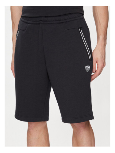 EA7 Emporio Armani Спортни шорти 8NPS08 PJ4EZ 1578 Тъмносин Regular Fit