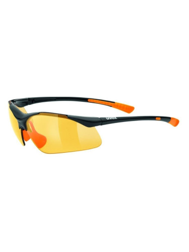 UVEX Sportstyle 223 Black/Orange/Litemirror Orange Колоездене очила
