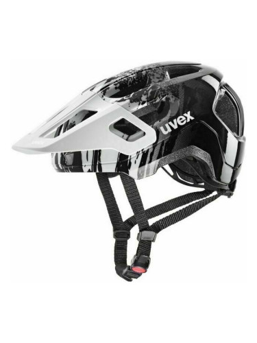 UVEX React Jr. White/Black 52-56 Каска за велосипед