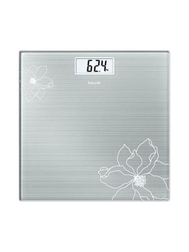 Кантар Beurer GS 10 Glass bathroom scale - сив
