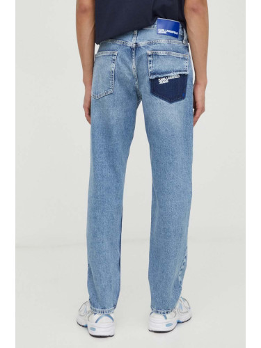 Дънки Karl Lagerfeld Jeans в синьо
