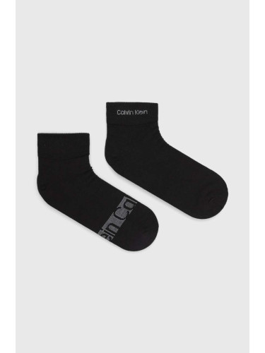 Чорапи Calvin Klein (2 броя) в черно 701226645