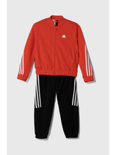 Детски анцуг adidas в червено