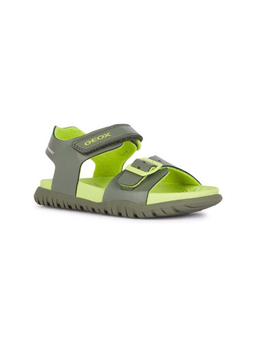 Детски сандали Geox SANDAL FUSBETTO в зелено