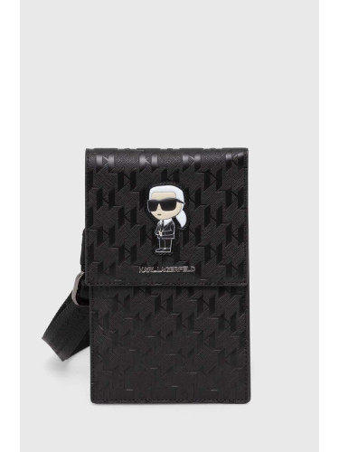 Калъф за телефон Karl Lagerfeld в черно
