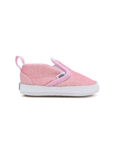 Детски ниски кецове Vans Slip-On V Crib в розово