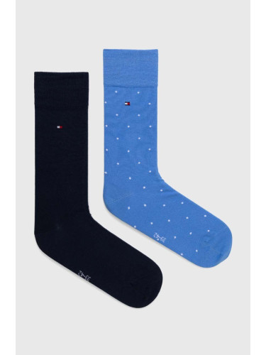 Чорапи Tommy Hilfiger (2 броя) в синьо 701228259