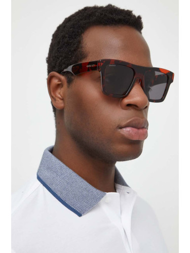 Слънчеви очила Gucci в кафяво GG0962S