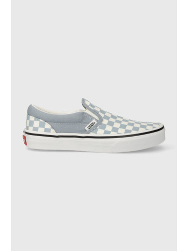 Детски ниски кецове Vans UY Classic Slip-On в синьо