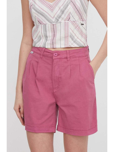 Къс панталон Pepe Jeans VANIA в синьо PL031530 PL031530